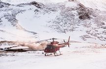 Helicopter Flight Over Geothermal Landscapes from Reykjavik 