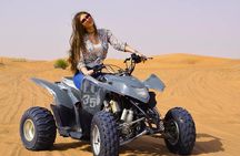 Morning Desert Safari with Quad Bike, Camel Ride & Sandboarding