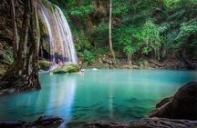 Private Kanchanaburi Erawan Waterfall&Thai-Burma Death Railway Tour from Bangkok