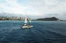 Oahu Catamaran Waikiki Sunset on 40 Foot Catamaran: Food and BYOB