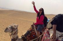 Sunset Camel Ride around the Giza Pyramids Desert