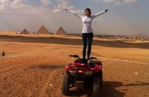 Giza Pyramids, Sphinx, Valley temple included ATV ride and Lunch
