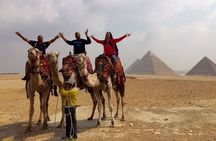 Day Tour To Giza Pyramids, Sphinx & Sakkara including Camel Ride