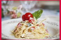 Dining experience at a local's home in Civitavecchia with show cooking