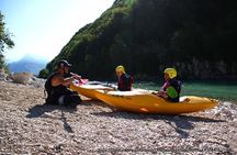 1 day KAYAK COURSE on Soča river, for beginners
