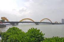 Da Nang city with Marble Mountain - Monkey Mountain-Dragon Bridge