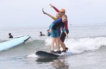 Surf Lesson at Kalama Park in Kihei