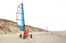 Wild Beach single handed Blokart Safari