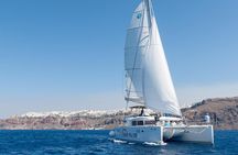 Santorini Small-Group Catamaran Sailing Trip(BBQ,drinks, transfer)