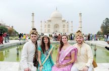 Private Tour: Agra Day Trip from Delhi with Taj Mahal Tour in Authentic Indian Dress