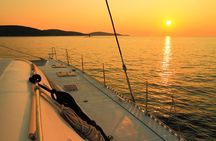 Private Catamaran Sunset Cruise from St Lucia for Up to 15 Guests