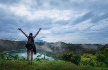 Hiking to Hule Volcanic Lagoon