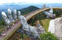 GOLDEN BRIDGE & BA NA HILL via CABLE CAR from DA NANG or HOI AN (Private Tour)