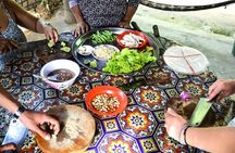 Cambodian Market Tour and Unique Cooking Experience in a Countryside Kitchen