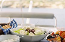 Athens Private Luxury Catamaran Cruise with Traditional Greek Meal and BBQ