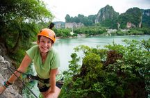 Intermediate-Advanced Half Day Private Rock Climbing Trip at Railay Beach