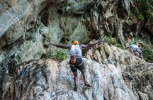Intermediate-Advanced Half Day Private Rock Climbing Trip at Railay Beach