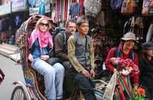 3-Hour Thamel Sightseeing Tour by Rickshaw in Kathmandu