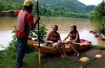 Kayaking Nam Khan river and Tad Sae Waterfal Luang Prabang tour