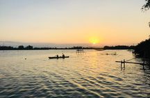 Sunset Paddle and Lantern Town