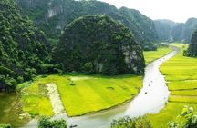 Full day Hoa Lu - Tam Coc sampan boat and countryside biking trip