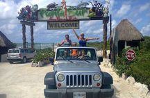 Private Jeep Excursion in Cozumel with Lunch and Snorkeling