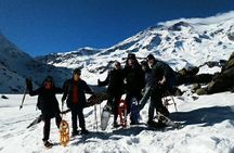 Snowhike Adventure 4K in Cajon del Maipo from Santiago
