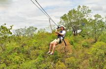 Combo Zip Line Tour and River Rafting from Guanacaste