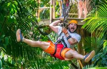 Shore Excursion: Cave Tubing and Zipline Adventure from Belize City