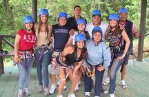 Zipline, Tarzan Swing, and Blue River Adventure from Liberia