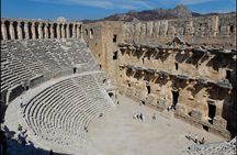 Full-Day Tour of Kursunlu Waterfalls, Aspendos, and Ancient Ruins of Side From Alanya