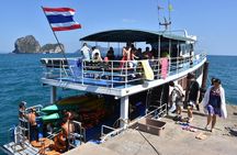 4 Island Tour to Emerald Cave at Koh Mook by Big Boat from Koh Lanta