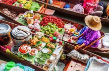 Bangkok - Damnoen Saduak and Train Market Private Tour
