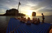 Krabi 4 Island Sunset Snorkeling Cruise + Bioluminescent Swim 