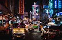 Discover the Mystical Beauty of Bangkok at Night 5-Hour Bike Tour