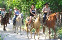 Ziplining and Horseback Riding Experience from Cancun and Playa del Carmen