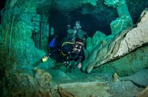 2 tanks Cenote Diving Adventure in Tulum for Certified Divers