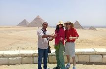8-hours full day Giza pyramids , Sphinx & Egyptian museum 