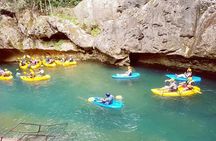 Cave Kayak tour for Belize Car Rental 