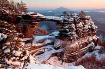 Pravcicka Gate & Bastei Bridge Winter National Park Tour from Prague