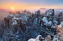 Pravcicka Gate & Bastei Bridge Winter National Park Tour from Prague