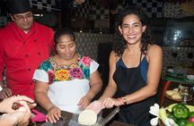 Mexican Cooking Class with fresh Local Market ingredients selection and transpor