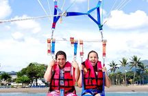 Adventure Combo: Party Boat Cruise & Parasailing