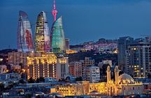 Baku by Night: Private 2-Hour Car Tour with Scenic Stops