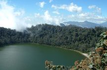 Trek to Chicabal Volcano and Lagoon near Quetzaltenango , Guatemala 