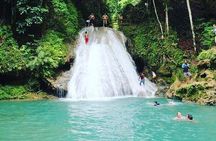 Private Konoko Falls and Blue Hole Combo Tour from Ocho Rios