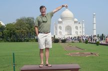 Taj Mahal by Superfast Train Gatimaan Express