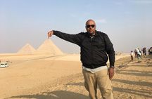 Full day private tour to great pyramids Sphinx Egyptian Museum and Nile boat ride