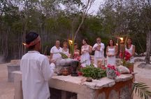 Maya Temazcal Night Ceremony from Cancun with Cenote Swim and Dinner