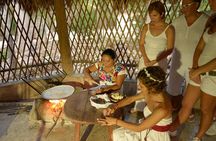 Maya Temazcal Night Ceremony from Cancun with Cenote Swim and Dinner